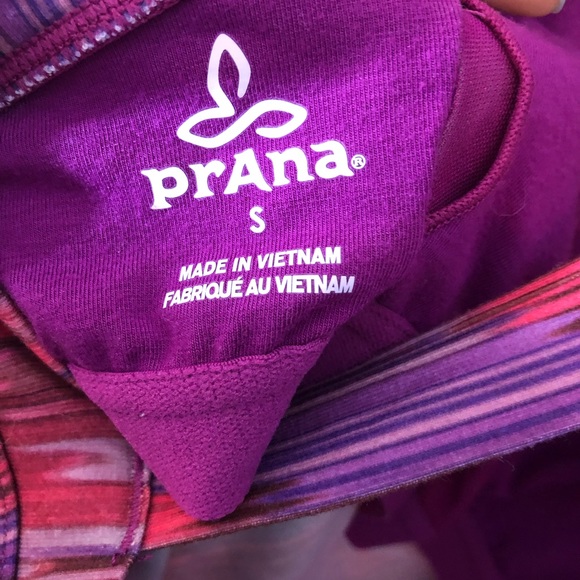 Prana active racerback size small pink purple - Picture 5 of 7